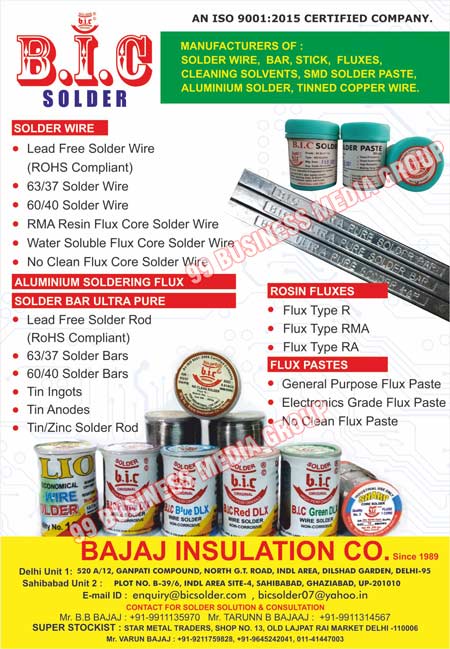 Tin Lead Solder Wires, Fluxes, Aluminium Solder Fluxes, Solvents, SMD Solder Pastes, No Clean Solder Wires, Urea Core Solder Wires, Rosin Core Solders, Oxide Free Solder Sticks, No Clean RMA Liquid Fluxes, Tin Zinc Wires, Tin Zinc Rods, Solder Flux Pastes, Aluminium Fluxes, Dip Soldering Pots, Solder Wires, Solder Sticks, Solder Rods, Cleaning Solvents, Lacquers, PCB Cleaning Liquids, Printed Circuit Board Cleaning Liquids, Water White Fluxes, RMA Fluxes, RMA Fluxes, RHA Fluxes, Water Based Fluxes, Lion Solders, Purple DLX Solders, Blue Solders, Red DLX Solders, Red Solders, Purple Solders, Green DLX Solders, Green Solders, Sharp Solders, Lumax Solders, Tin Copper Wires, Tin Copper Wire 26 Guages, BIC Solders, Aluminium Solders, Zinc Chloride Fluxes, SMD Pastes, No Clean Solder Pastes, Dibbi Solders, Soldering Irons, Siron Solders, Solder Dip Machines, Solder Dip Pots, Formulations, Led Product Flux Core Solder Wires, CFL Product Flux Core Solder Wires, Rosin Flux Cored Solder Wires, Tinned Copper Wires, Solder Dross Reducer Oils, Solder Dross Reducer Powers, Flux Ranges, Lead Free Solders, Zinc Solder Rods, Rosin Fluxes, R Type Rosin Fluxes, RMA Type Rosin Fluxes, RA Type Rosin Fluxes, Flux Pastes, General Purpose Flux Pastes, Electronic Grade Flux Pastes, No Clean Flux Pastes