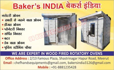 Wood Fired Rotary Ovens, Wood Fired Ovens, Diesel Ovens, Planetary Mixers, Spiral Mixers, Cutters, Deck Ovens, Proving Steaming Chambers, Stainless Steel Tray Ovens, Automatic Rotary Rack Ovens, 42 Tray Wood Fired Rotatory Ovens, 36 Tray Diesel Fired Ovens, LPG Fired Rotary Ovens, 88 Tray Wood Fired Ovens