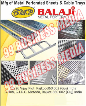 Metal Perforated Sheets, Cable Trays