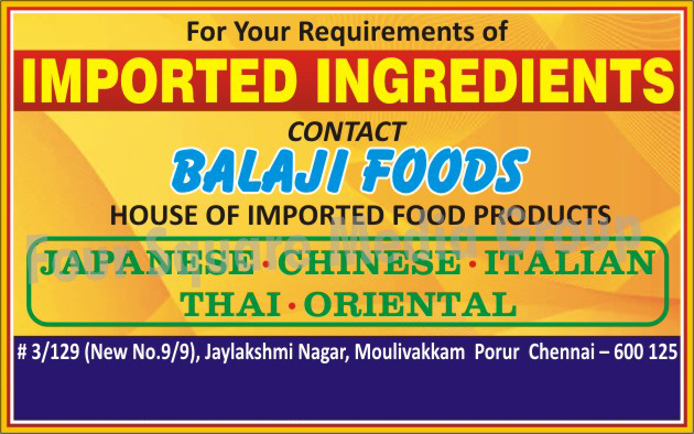 Imported Food Products, Japanese Food Products, Chinese Food Products, Italian Food Products, Thai Food Products, Oriental Food Products, Imported Food Ingredients