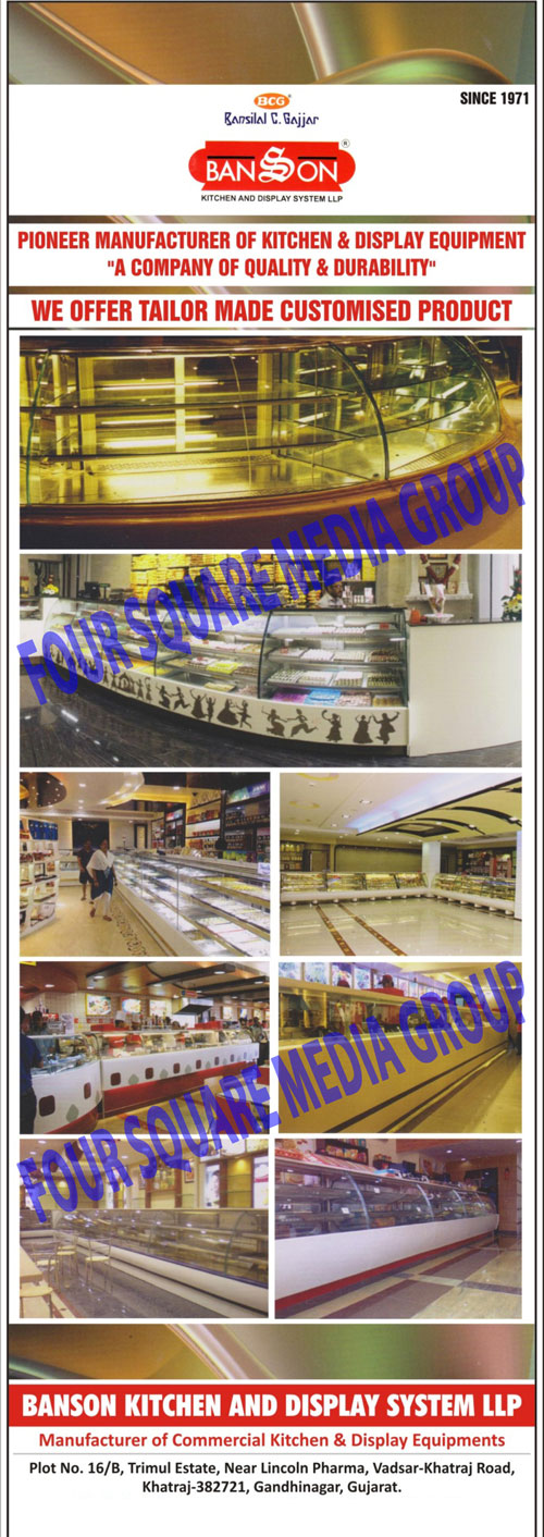 Kitchen Equipments, Display Equipments