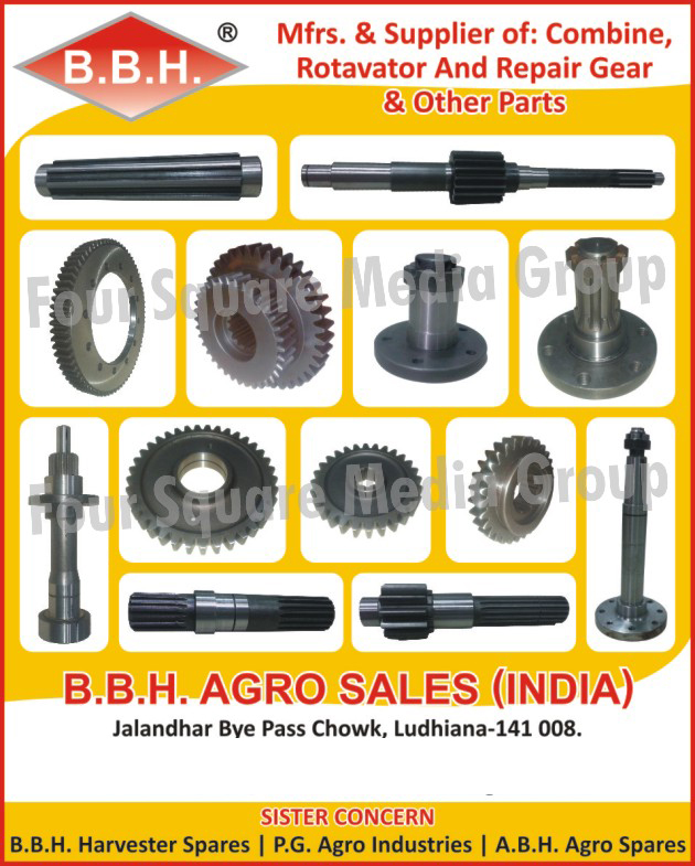 Combine Rotavator, Repair Gear, Break Axle, Gear Parts, Stub Axles, Gear Couplings, Combine Gears, Rotavator Gears, Gear Repairs