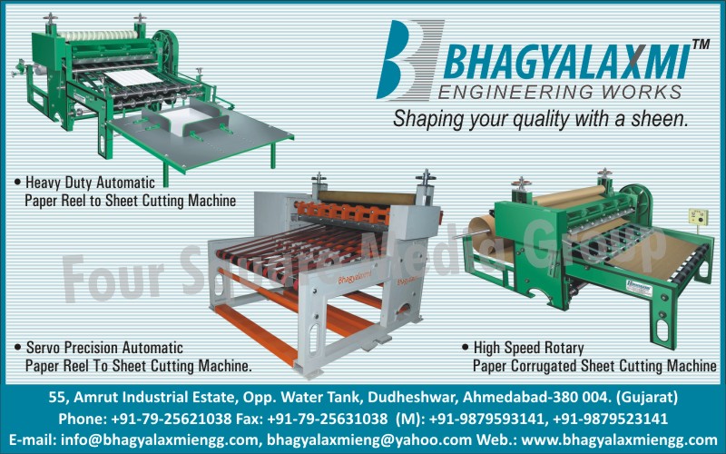 Paper Reel To Sheet Cutting Machines, Servo Precision Automatic Paper Reel to Sheet Cutting Machines, Rotary Paper Corrugated Sheet Cutting Machines