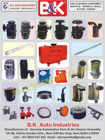 Air Cleaner Assembly Baffles, Air Cleaner Assembly Bowls, Air Cleaner Assembly Jaali, Air Cleaner Assembly Fuel Tanks, Genuine Automotive Parts, Air Cleaner Assemblies