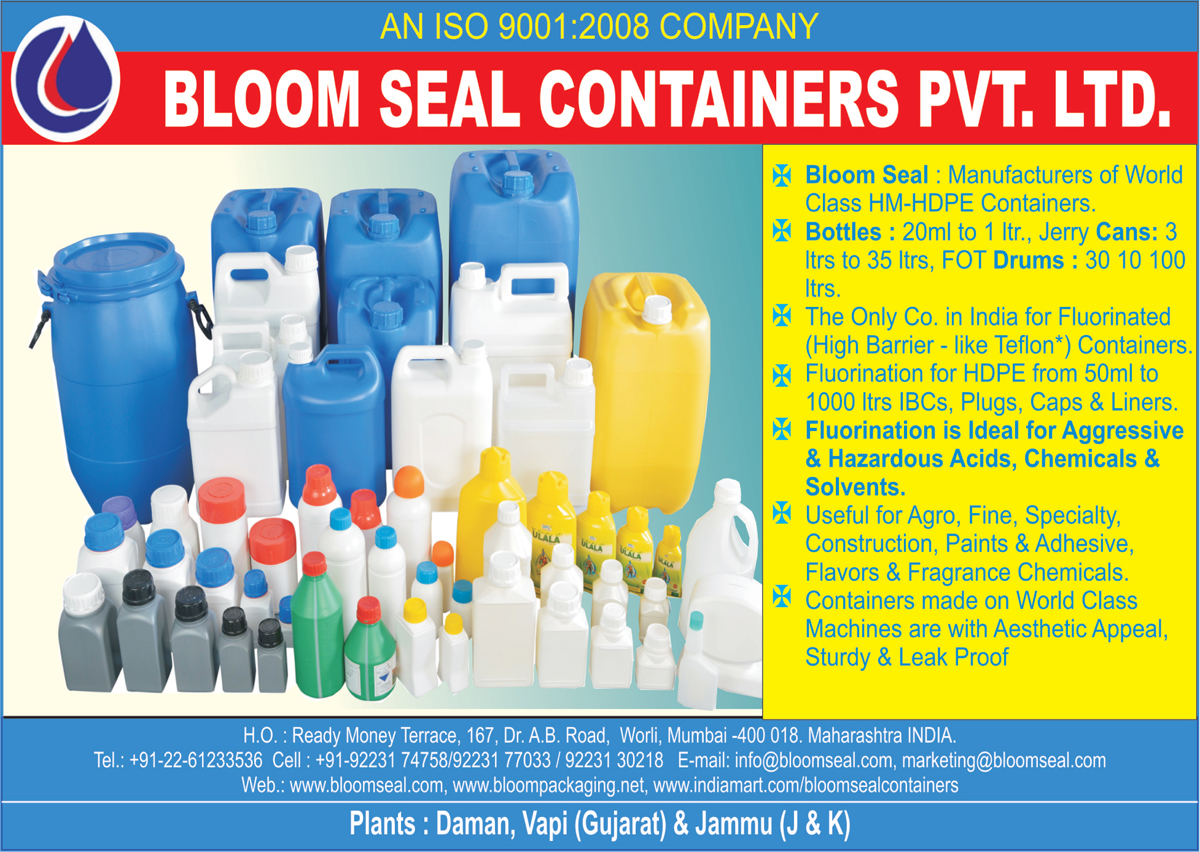 Hm Containers, Hdpe Containers, Pvc Bottles, Jerry Cans, Fot Drums