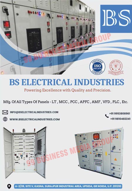 Electrical Panels, LT Panels, MCC Panels, PCC Panels, APFC Panels, AMF Panels, VFD Panels, PLC Panels