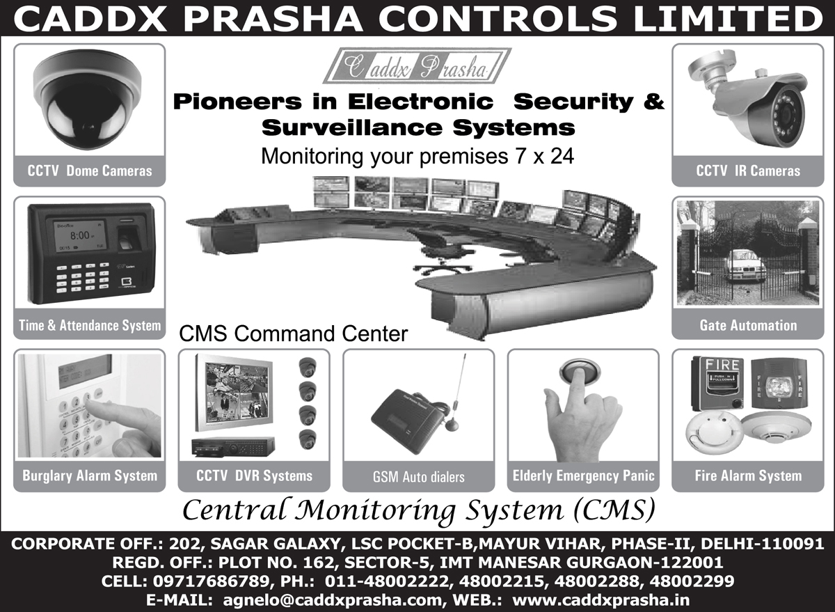 Cctv Cameras, Cctv Dome Cameras, Cctv Ir Cameras, Attendance Systems, Burglar Alarm System, Dvr System, Digital Video Recorder Systems, Gsm Auto Dialers, Elderly Emergency Panic, Fire Alarm System, Biometric Machine, Fire Safety Products