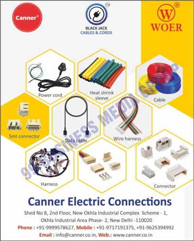 Black Jack Cables, Black Jack Cords, Power Cords, Heat Shrink Sleeves, Cables, SMT Connectors, Data Cables, Wire Harnesses, Harnesses, Connectors