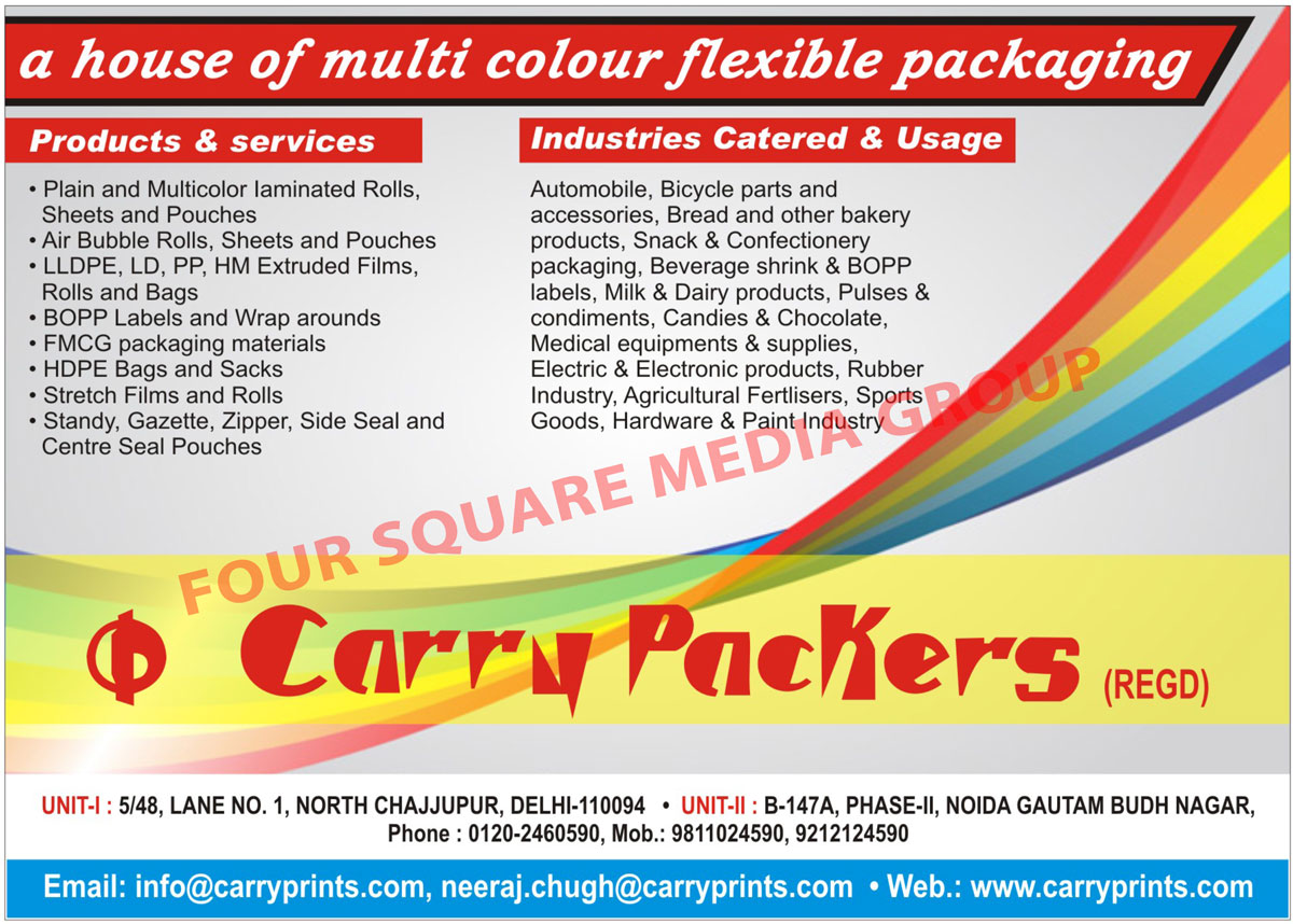 Flexible Packaging, Plain Laminated Rolls, Multicolor Laminated Rolls, Plain Sheets, Multicolor Sheets, Plain Pouches, Multicolor Pouches, Air Bubble Rolls, Air Bubble Sheets, Air Bubble Pouches, LLDPE Extruded Films, LD Extruded Films, PP Extruded Films, HM Extruded Films, LLDPE Rolls, LD Rolls, PP Rolls, HM Rolls, LLDPE Bags, LD Bags, PP Bags, HM Bags, BOPP Labels, BOPP Wrap Arounds, FMCG Packaging Materials, HDPE Bags, HDPE Sacks, Stretch Films, Stretch Rolls, Standy Pouches, Gazette Pouches, Zipper Pouches, Side Seal Pouches, Centre Seal Pouches