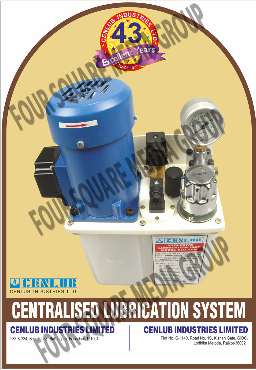 Various Machine Centralised Lubrication Systems, Various Plant Centralised Lubrication Systems, Various Equipment Centralised Lubrication Systems, Machine Lubricators, Tool Lubricators, Plant Lubrication Systems, Vehicle Lubricators, Conveyor Lubricators, Barrel Pumps, Single Point Lubricators, Dual Line Grease Lubricators, Multiline Grease Lubricators