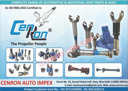 Automotive Joint Parts, Automotive Joint Part Assemblies, Industrial Joint Parts, Industrial Joint Part Assemblies