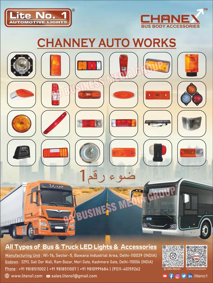 Automotive Lights, Automotive Coach Accessories, Bus Body Accessories, Automotive Led Lights, Truck Led Lights, Bus Led Lights