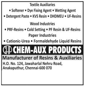 Resins, Auxiliaries