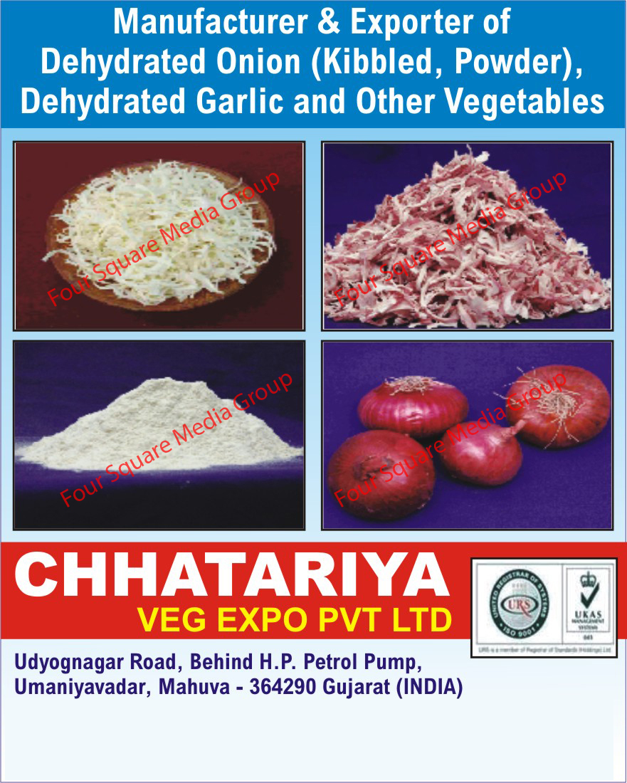 Dehydrated Onions, Dehydrated Garlics, Dehydrated Vegetables, Dehydrated Onion Powders, Dehydrated Onion Kibbled