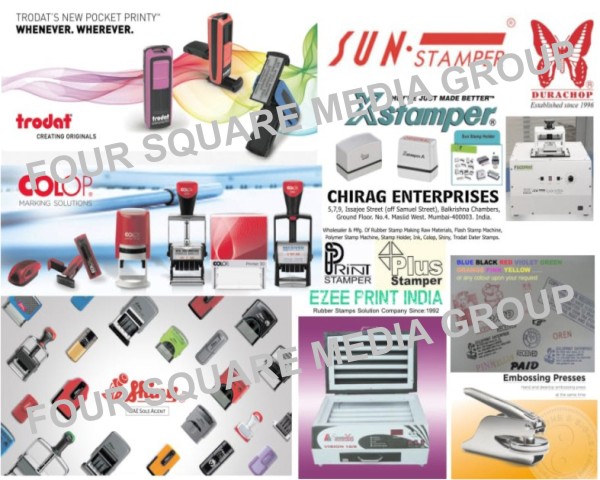 Rubber Stamp Solutions, Embossing Presses, Polymer Stamp Machines, Flash Stamp Machines, Stamp Holders, Inks, Dater Stamps