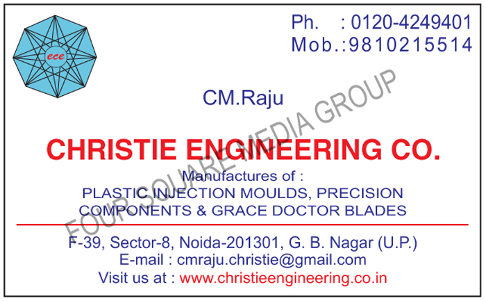 Plastic Injection Moulds, Precision Components, Grace Doctor Blades