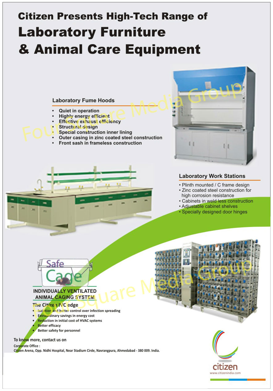 Laboratory Furnitures, Animal Care Equipments, Laboratory Fume Hoods, Laboratory Work Stations, Ventilated Animal Caging Systems