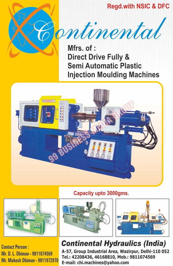 Direct Drive Semi Automatic Plastic Injection Moulding Machines, Direct Drive Fully Automatic Plastic Injection Moulding Machines, Semi Automatic Plastic Injection Moulding Machines