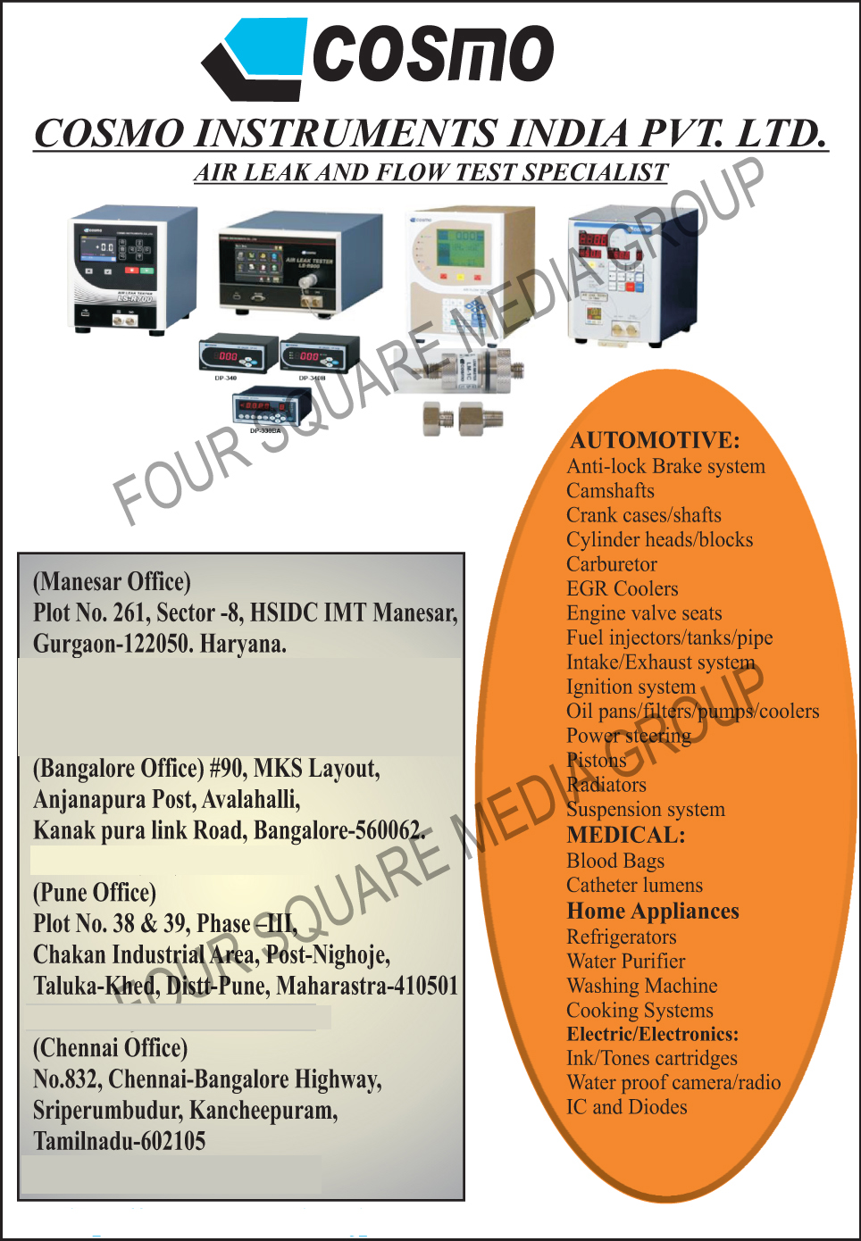 Air Leak Testers, Flow Tester