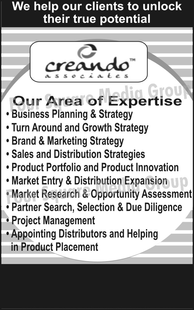 Business Strategy, Business Planning, Turn Around and Growth Strategy, Brand Strategy, Marketing Strategy, Sales Strategy, Distribution Strategy, Product Portfolio, Product Innovations, Market Entry, Distribution Expansions, Market Research, Opportunity Assessment, Partner Search Diligence, Selection Diligence, Due Diligence, Project Management, Appointing Distributor, Product Placements