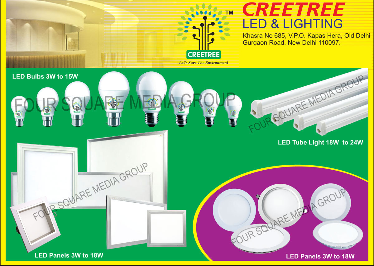 Led Panels, Led Bulbs, Led Tube Lights