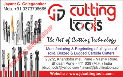 Solid Regrindings, Brazed Regrindings, Lugged Carbide Cutters