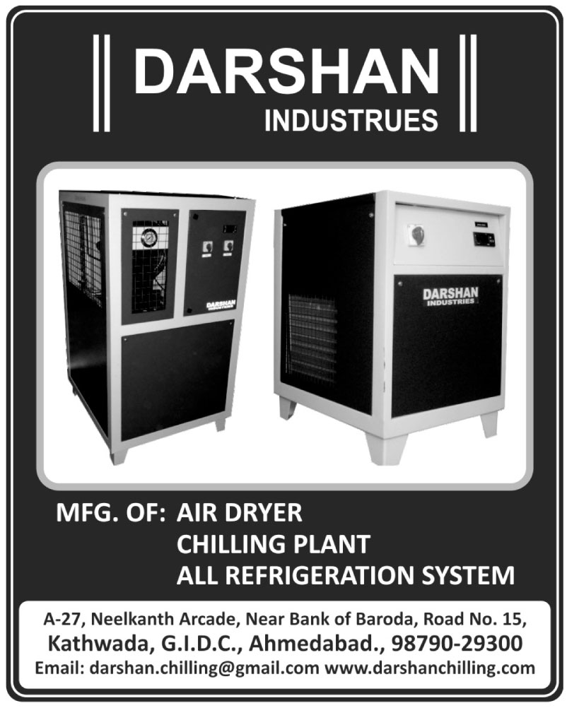 Water Chilling Plants, Air Dryers, Air Chillers, Cold Rooms, Refrigeration Systems