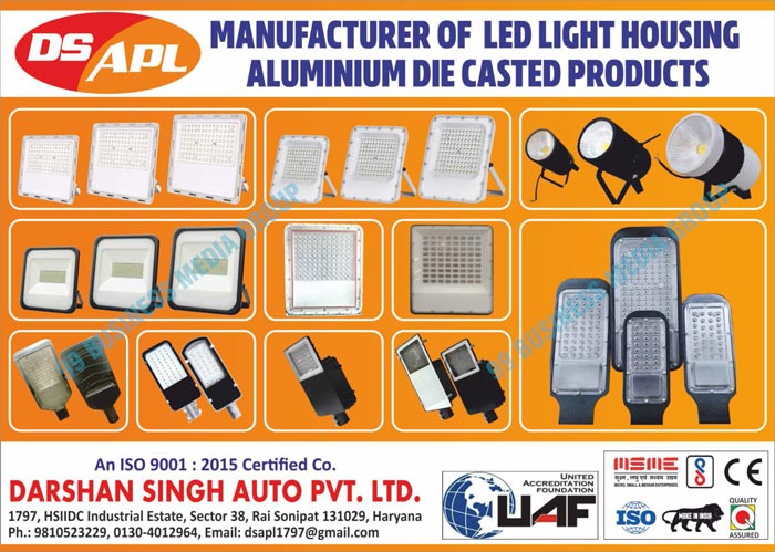 Led Light Housings, Aluminium Die Casted Products, Led Lights
