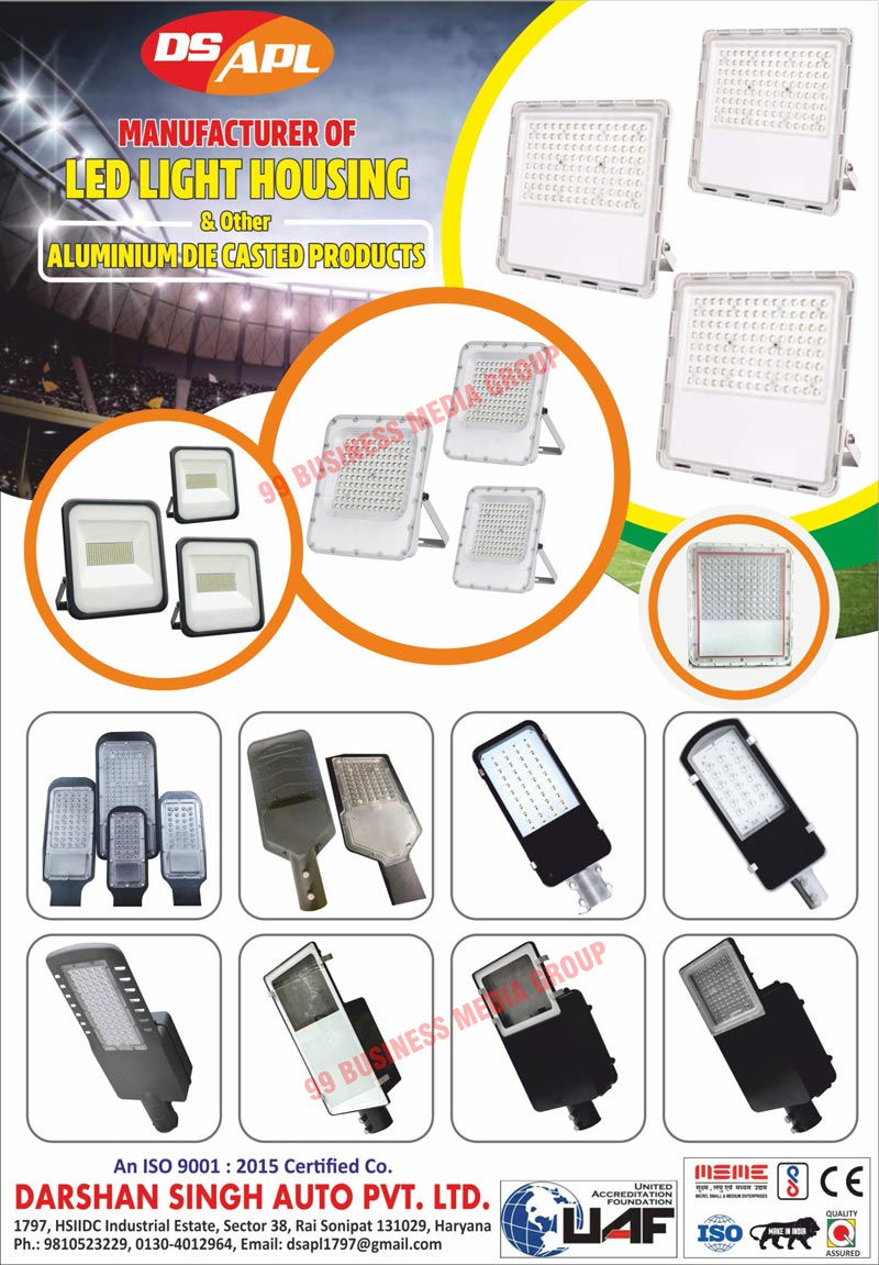 Led Light Housings, Aluminium Die Casted Products