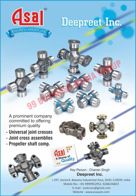 Joint Cross Assemblies, Propeller Shaft Components, UJ Crosses, Universal Joint Crosses