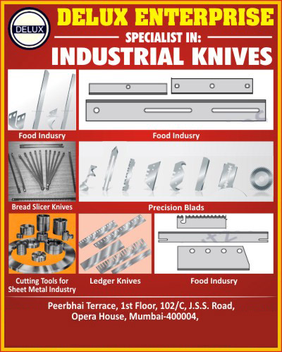 Industrial Cutters, Industrial Knives, Industrial Knifes, Food Industry Knives, Bread Slicer Knives, Precision Blades, Sheet Metal Industry Cutting Tools, Ledger Knives