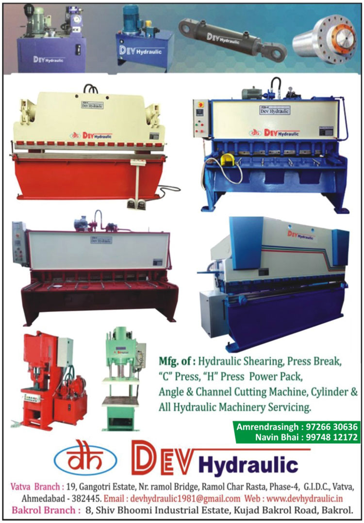 Hydraulic Shearing Machines, Press Break, C Type Power Press, H Type Power Press Pack, Angle Cutting Machines, Channel Cutting Machines, Hydraulic Cylinders, Hydraulic Machine Servicing