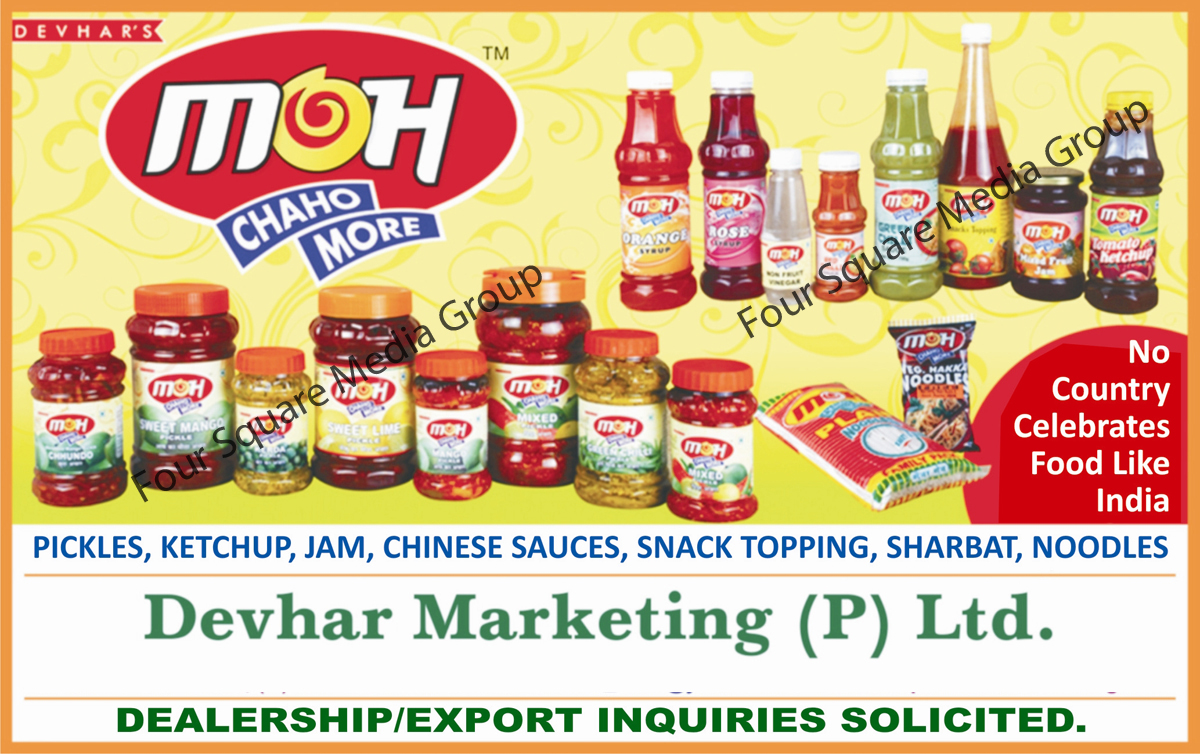 Pickles, Ketchup, Jam, Chinese Sauces, Snack Topping, Sharbat, Noodles