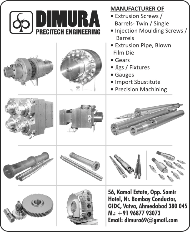 Two Wheeler Automotive Parts, 2 Automotive Parts, Three Wheeler Automotive Parts, 3 Wheeler Automotive Parts, Extrusion Screws, Twin Barrels, Single Barrels, Injection Moulding Screws, Injection Moulding Barrels, Extrusion Pipes, Blown  Film Dies, Industrial Gears, Jigs, Fixtures, Gauges, Import Sbustitute, Precision Machining