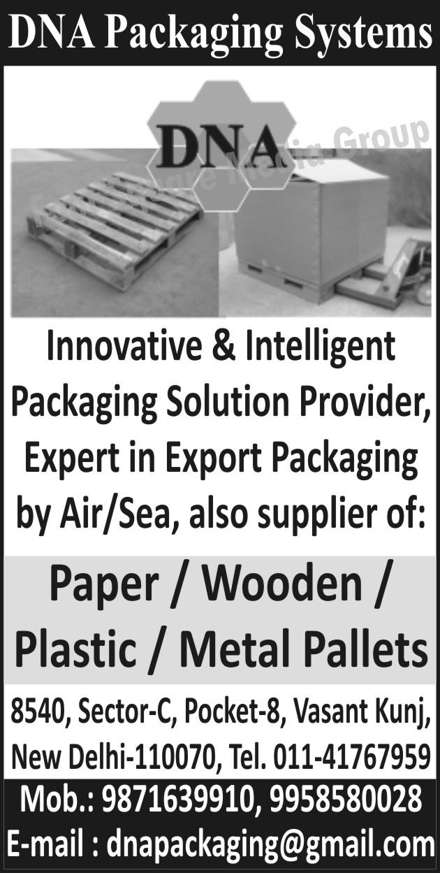 Innovative Packaging Solution, Intelligent Packaging Solution,  Paper Pallets, Wooden Pallets, Plastic Pallets, Metal Pallets