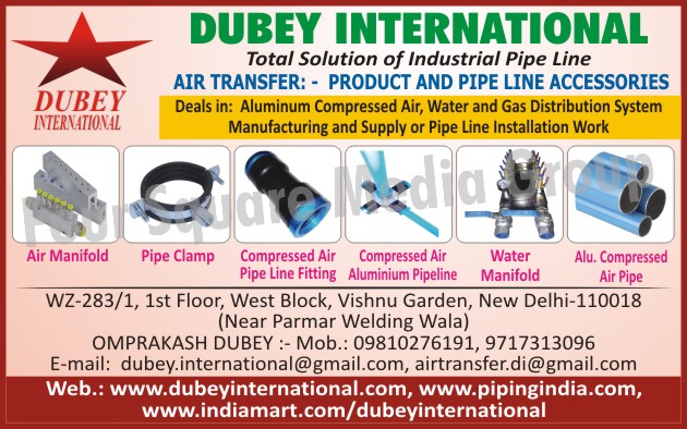 Air Manifold, Pipe Clamp, Compressed Air Aluminum Pipe Line Fittings, Water Manifold, Aluminum Compressed Air Pipes, Pipeline Installation Works, Gas Distribution Systems, Water Distribution Systems, Aluminum Compressed Air, Compressed Air Aluminum Pipe Lines, Air Transfer Products, Pipe Line Accessories