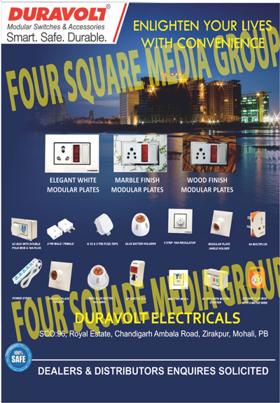 Three Pin Plugs, 3 Pin Plugs, Power Strips, Electrical Switches, Electrical Sockets, Electrical Accessories, Electrical Accessory, Door Bells, Spike Busters, Flex Boxes, Bulb Holders, 2 Pin Plugs, Two Pin Plugs