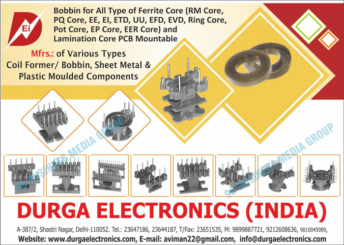 Bobbins, Coil Formers, Coil Bobbins, Ferrite Core Bobbins, Plastic Moulded Components, Plastic Molded Components, Sheet Metal Components, RM Ferrite Core Bobbins, PQ Ferrite Core Bobbins, EE Ferrite Core Bobbins, EL Ferrite Core Bobbins, ETD Ferrite Core Bobbins, UU Ferrite Core Bobbins, EFD Ferrite Core Bobbins, EVD Ferrite Core Bobbins, Ring Ferrite Core Bobbins, Pot Ferrite Core Bobbins, EP Ferrite Core Bobbins, EER Ferrite Core Bobbins, Laminated Core Printed Circuit Board Mountable Bobbins, Laminated Core PCB Mountable Bobbins, EI Ferrite Core Bobbins