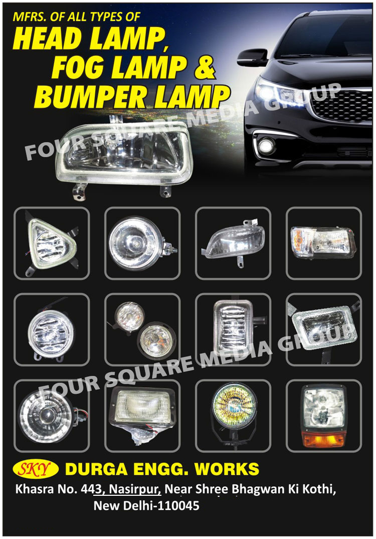 Head Lamps, Fog Lamps, Bumper Lamps