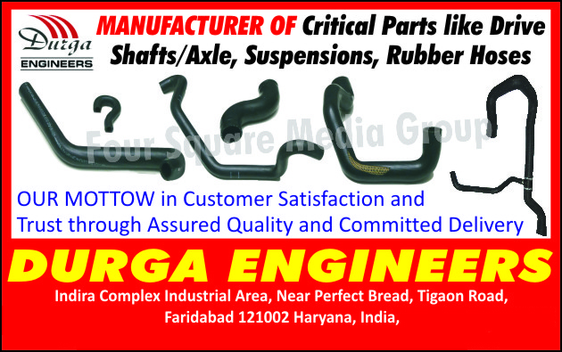 Drive Shafts, Axle, Suspensions, Rubber Hoses,Critical Parts