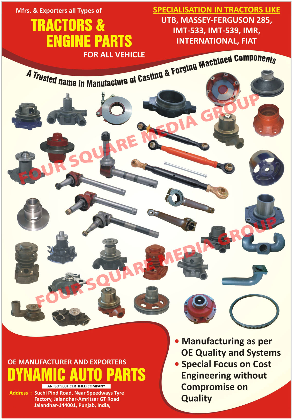 Tractor Casting Machined Components, Tractor Forging Machined Components, Automotive Engine Casing Components, Automotive Engine Forging Components, Casting Machined Components, Forging Machined Components