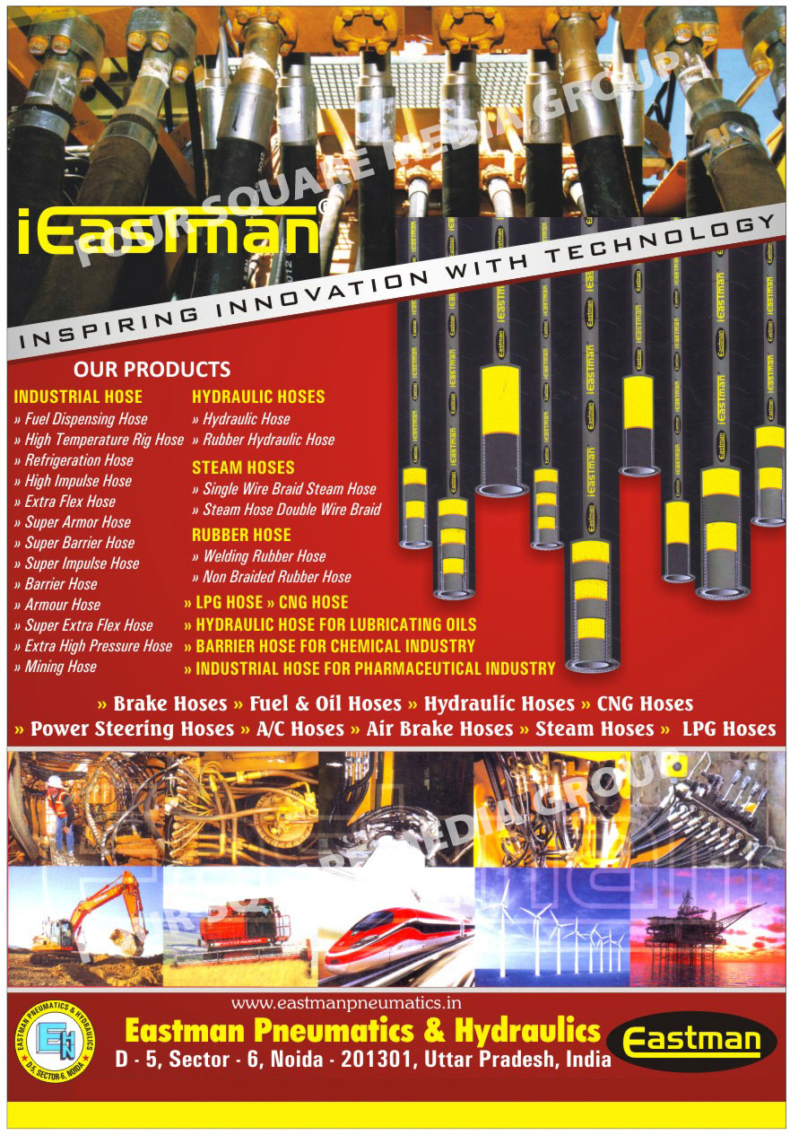 Brake Hoses, Fuel Hoses, Oil Hoses, Hydraulic Hoses, CNG Hoses, Power Steering Hoses, AC Hoses, Air Brake Hoses, Steam Hoses, LPG Hoses, Industrial Hoses, Fuel Dispensing Hoses, High Temperature Rig Hoses, Refrigeration Hoses, High Impulse Hoses, Extra Flex Hoses, Super Armor Hoses, Super Barrier Hoses, Super Impulse Hoses, Barrier Hoses, Armour Hoses, Super Extra Flex Hoses, Extra High Pressure Hoses, Mining Hoses, Rubber Hydraulic Hoses, Single Wire Braid Steam Hoses, Steam Hose Double Wire Braid, Rubber Hoses, Welding Rubber Hoses, Non Braided Rubber Hoses, LPG Hoses, Barrier Hoses, Industrial Hoses, Hoses