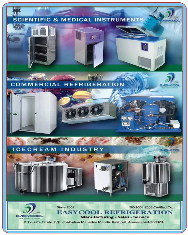 Scientific Instruments, Medical Instruments, Commercial Refrigerations, Ice Cream Industry Refrigerations, Refrigerations, Ice Cream Refrigerations