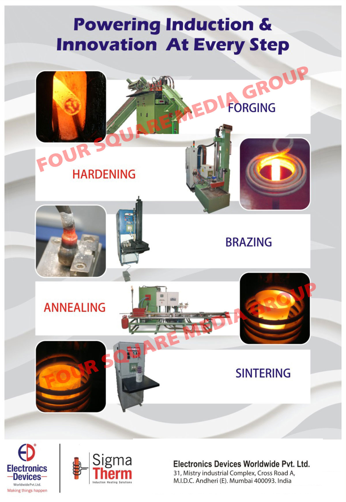 Induction Heating Equipments,Forging, Hardening, Brazing, Annealing, Sintering