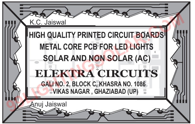 Metal Core Printed Circuit Boards, Printed Circuit Boards, Led Light Printed Circuit Boards, Solar Light Printed Circuit Boards, Solar Printed Circuit Boards, Non Solar Printed Circuit Boards,Metal Core PCB, Circuit Boards, Led Light PCB, Solar PCB, Non Solar PCB