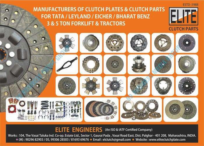Clutch Plates, Clutch Parts, Tractor Clutch Plates, Tractor Clutch Parts