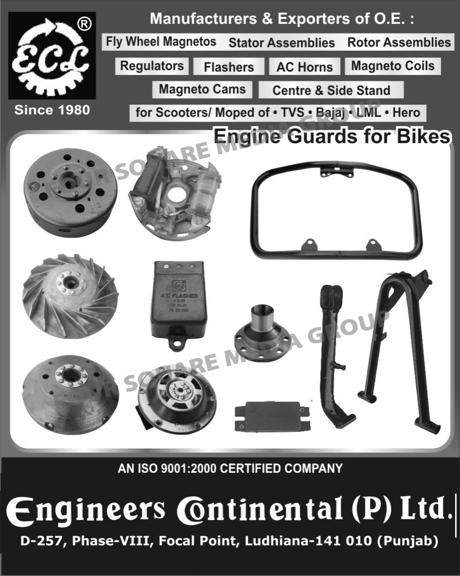 Two Wheeler Wheel Magnetos, Two Wheeler Starter Assemblies, Two Wheeler Rotor Assemblies, Two Wheeler Regulators, Two Wheeler Flashers, Two Wheeler AC Horns, Two Wheeler Magneto Coils, Two Wheeler Magneto Cams, Two Wheeler Centre Stand, Two Wheeler Side Stand, Bike Engine Guard, Motorcycle Engine Guard,Wheel Magnetos, Starter Assemblies, Rotor Assemblies, Regulator, Flashers, AC horns, Magneto Coils, 2 Wheeler Wheel Magnetos, 2 Wheeler Starter Assemblies, 2 Wheeler Rotor Assemblies, 2 Wheeler Regulators, 2 Wheeler Flashers, 2 Wheeler AC Horns, 2 Wheeler Magneto Coils, 2 Wheeler Magneto Cams, 2 Wheeler Centre Stand, 2 Wheeler Side Stand