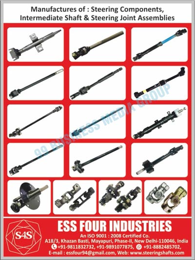 Steering Components, Intermediate Shafts, Steering Joint Assemblies
