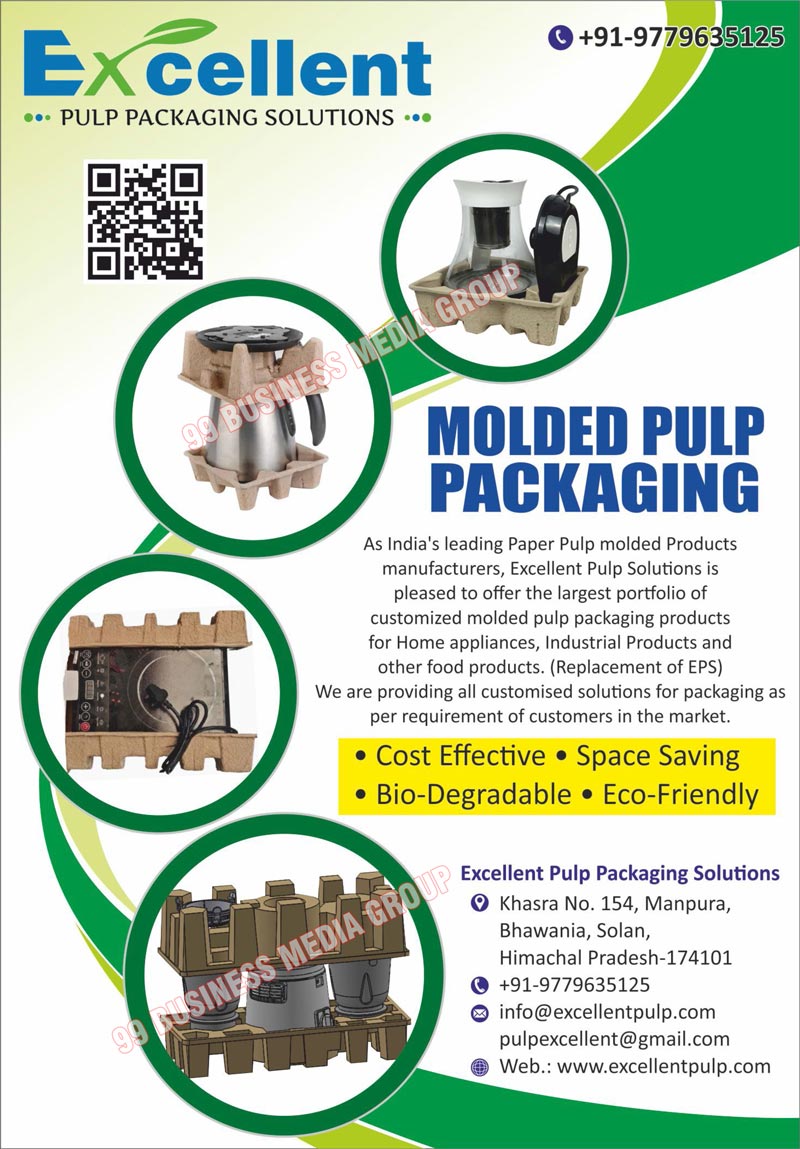 Paper Pulp Molded Products, Molded Pulp Packaging Products, Molded Pulp Packaging Products, Home Appliances Molded Pulp Packaging Products, Industrial Molded Pulp Packaging Products