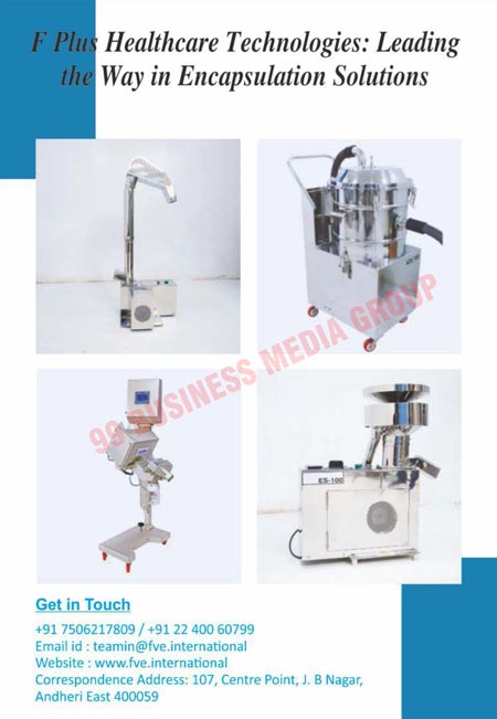Encapsulation Solutions, Granulation Equipments, Capsule Filling Machines, Containment Systems, Tablet Compression Machines, Auto Coaters, Ointment Machines, Liquid Machines, Injectable Machines, Cleanroom Equipments